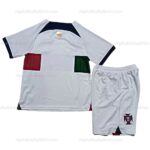 Portugal Away World Cup Kid Replica Football Kit 2022