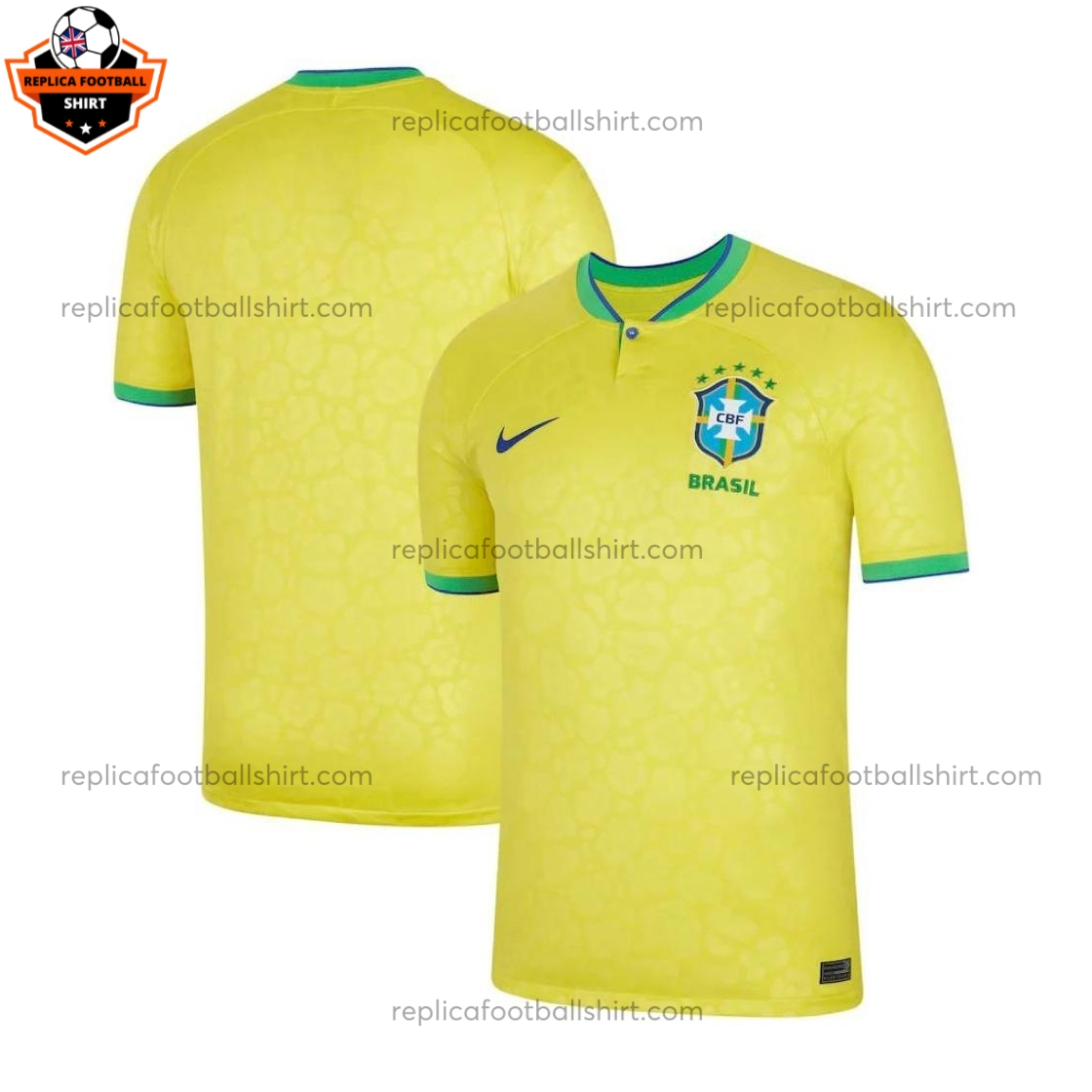 Brazil Home World Cup 2022 Replica Shirt