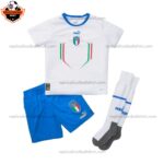 Italy Away Minikit World Cup Kid Replica Football Kit 2022