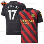 Manchester City Away Men Replica Football Shirt 22/23 DE BRUYNE 17 Printed