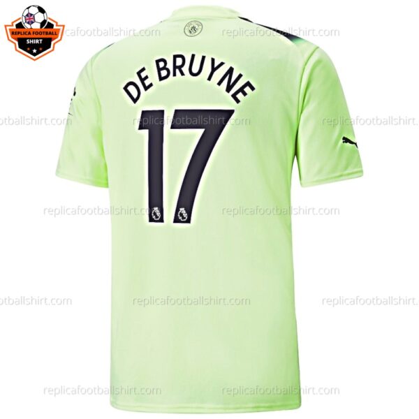 Manchester City Third Men Replica Football Shirt 22/23 DE BRUYNE 17 Printed