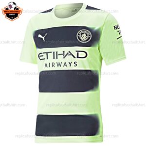 Man City Third Replica Shirt Grealish 10- Front View