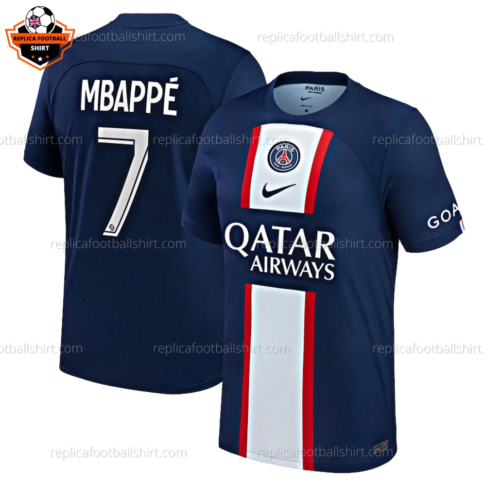 PSG Home Replica Shirt Mbappe 7