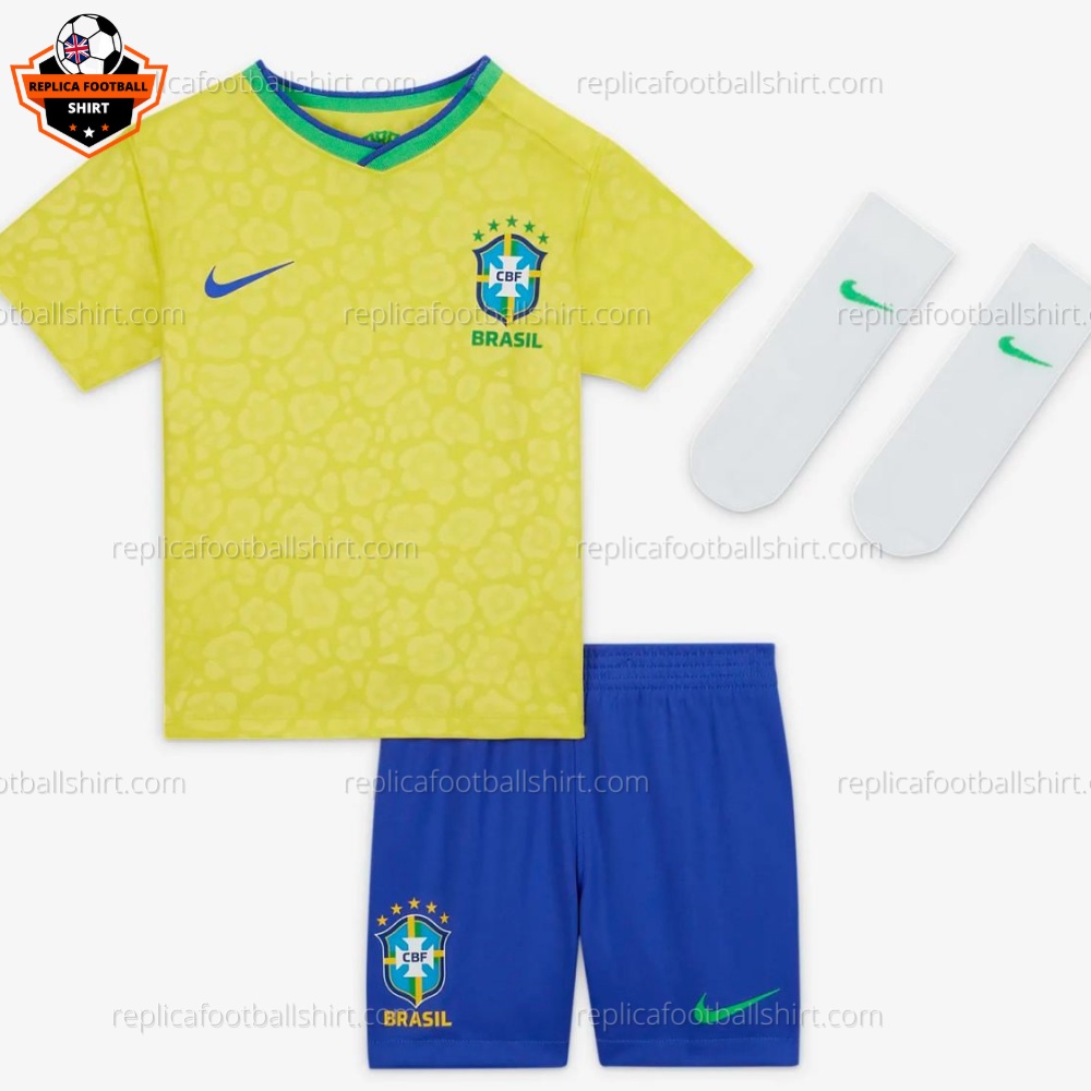 Brazil Home Kid 2022 Replica Kit