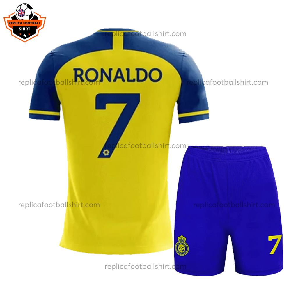 Junior Al Nassr 2022-23 Away Kit Ronaldo Football Shirt UK 