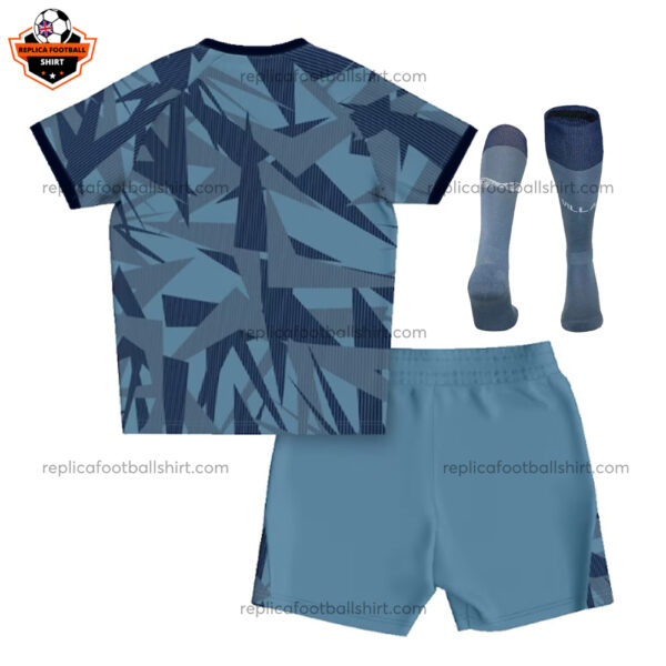 Aston Villa Third Kid Replica Kit 2023/24 - Back View