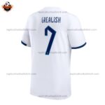 England Men Home Stadium Replica Football Shirt 2023 GREALISH 7 Printed