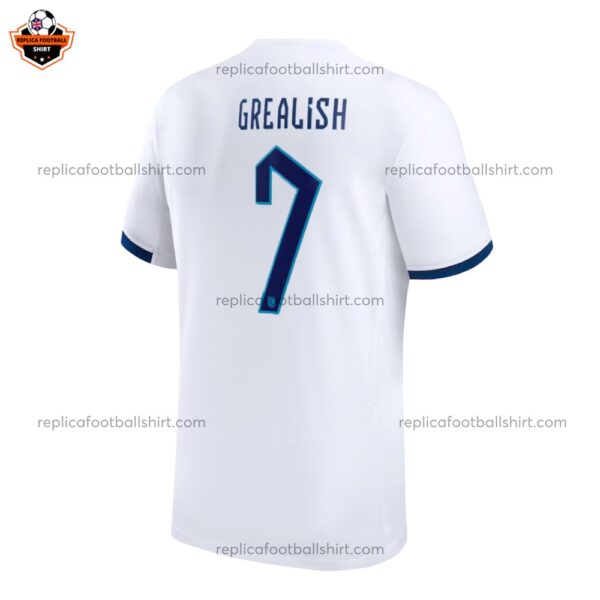 England Men Home Stadium Replica Football Shirt 2023 GREALISH 7 Printed