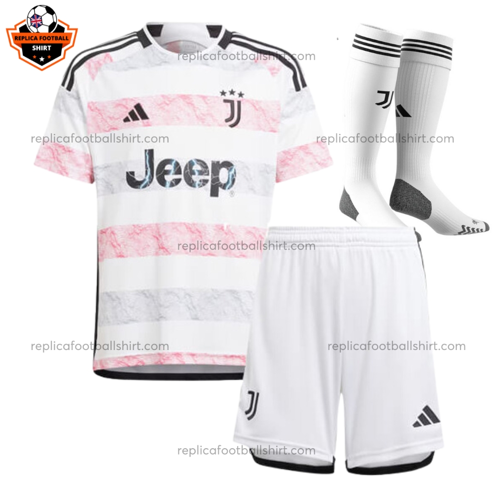 Juventus Away Kid Replica Kit 2023/24