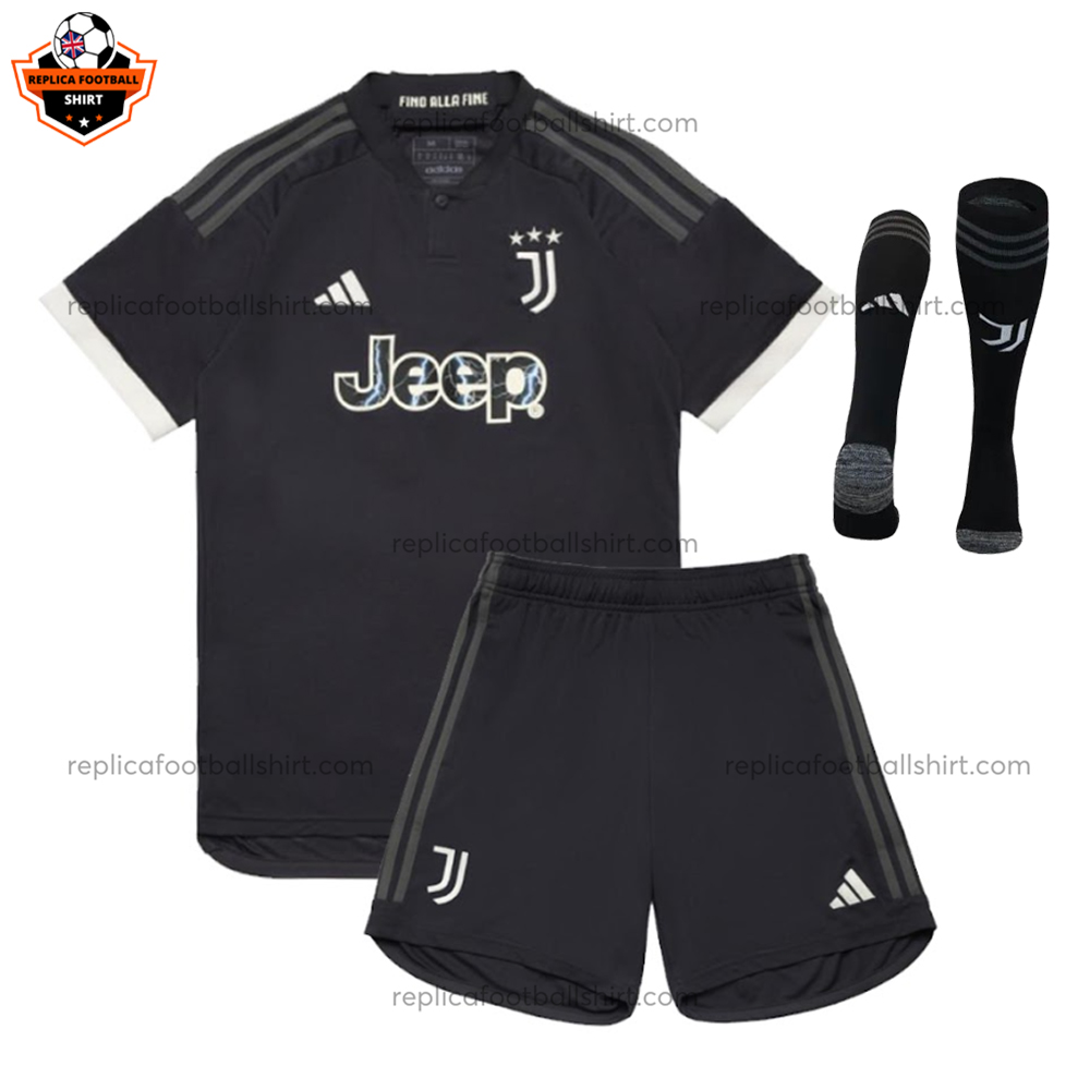 Juventus Third Kid Replica Kit 2023/24