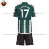 Man Utd Away Kid Replica Kit GARNACHO 17 - back