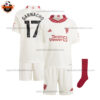 Man Utd Third Kid Replica Kit GARNACHO 17