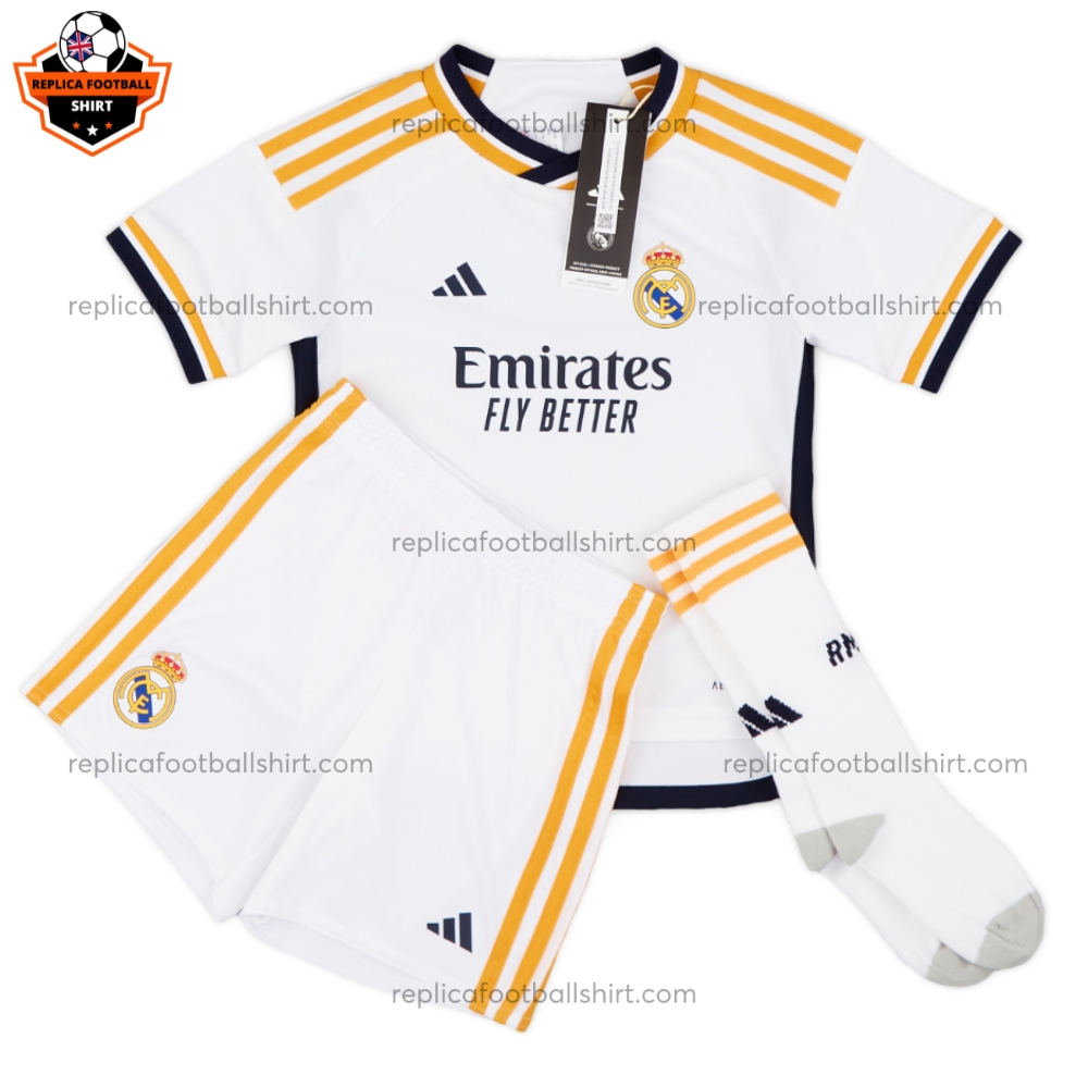 Real Madrid Home Kid Replica Kit 2023/24