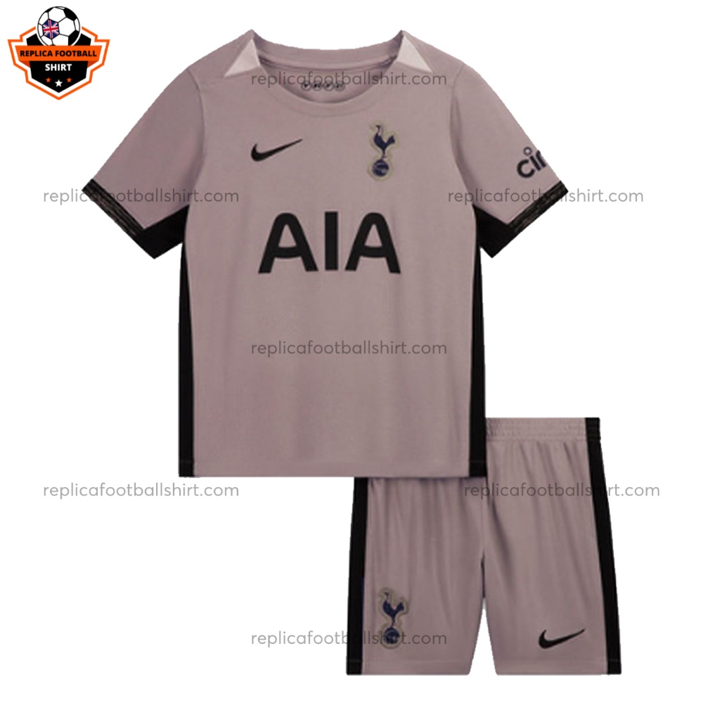 Tottenham Third Kid Kit 2023-24 No Socks_Replica Football Shirt