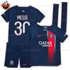PSG Home Messi 30 Kid Replica Kit 23/24