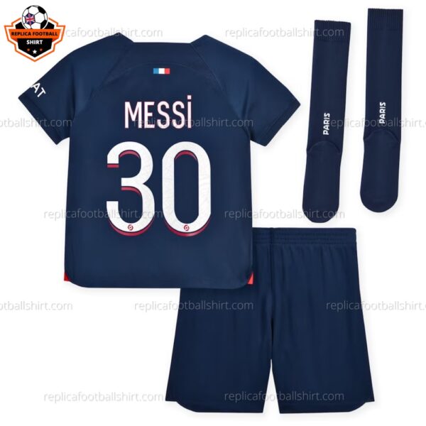 PSG Home Messi 30 Kid Replica Kit 23/24 - back