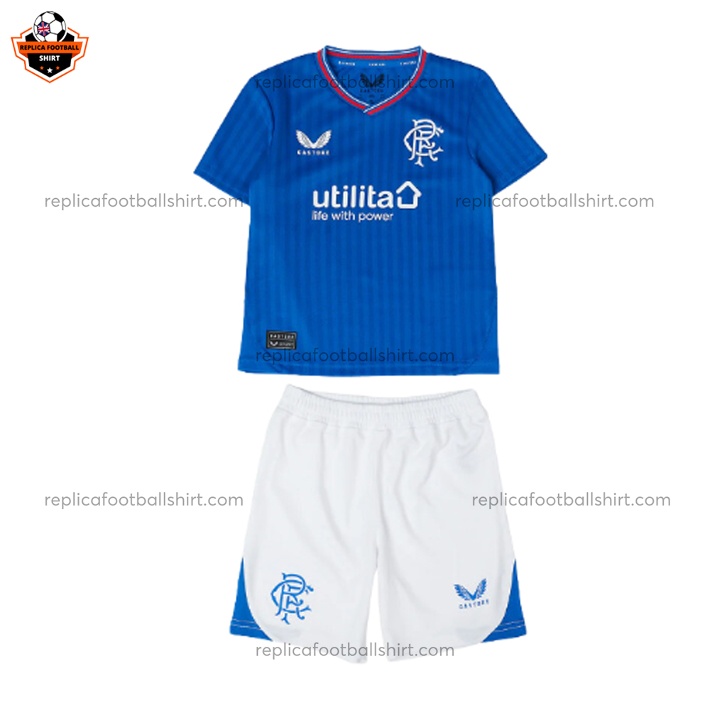 Rangers Home Kid Replica Kit 2023/24
