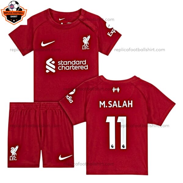 Liverpool Home Kid Replica Kit Salah 11