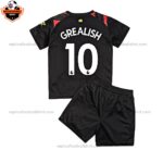 Manchester City Away Kid Replica Football Kit 2022/23 GREALISH 10 Printed