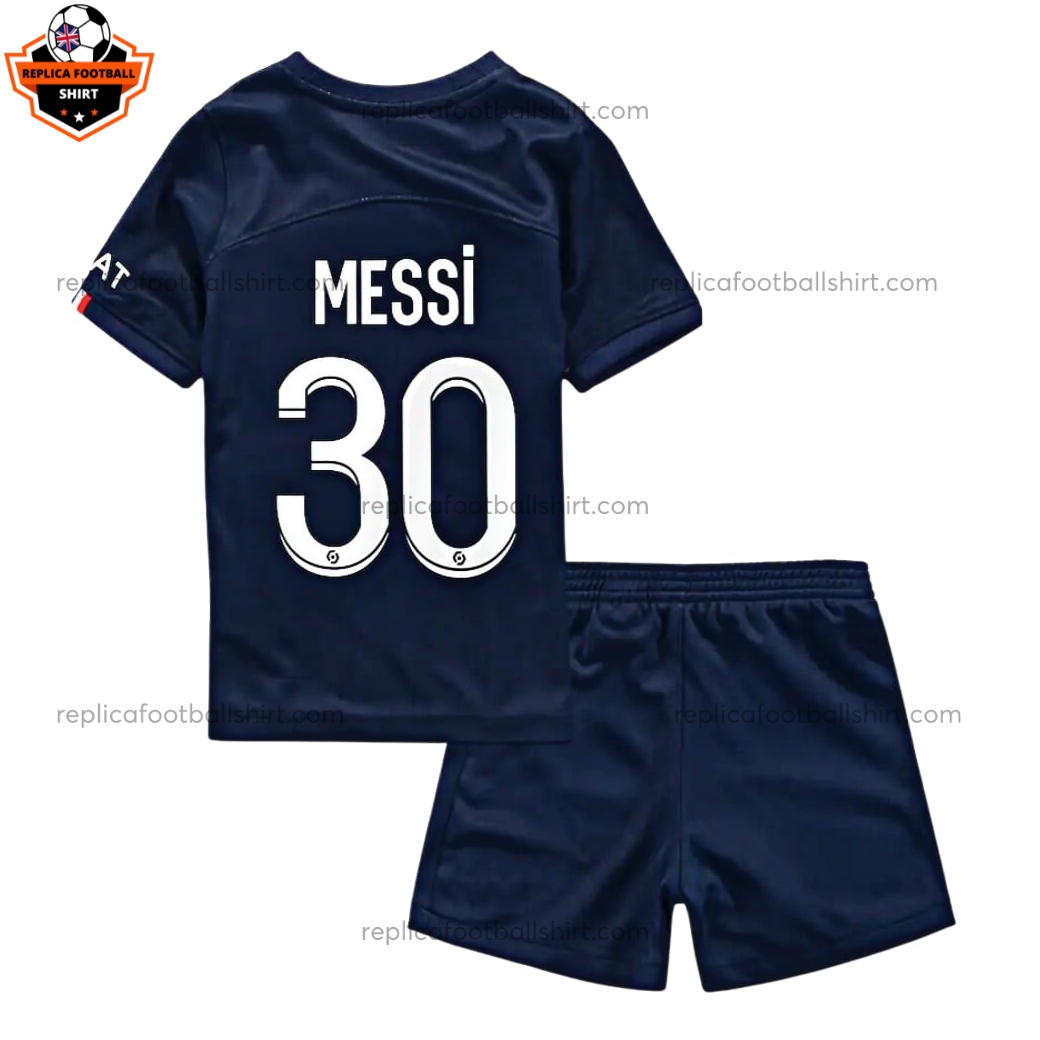 PSG Home Kid Replica Kit Messi 30
