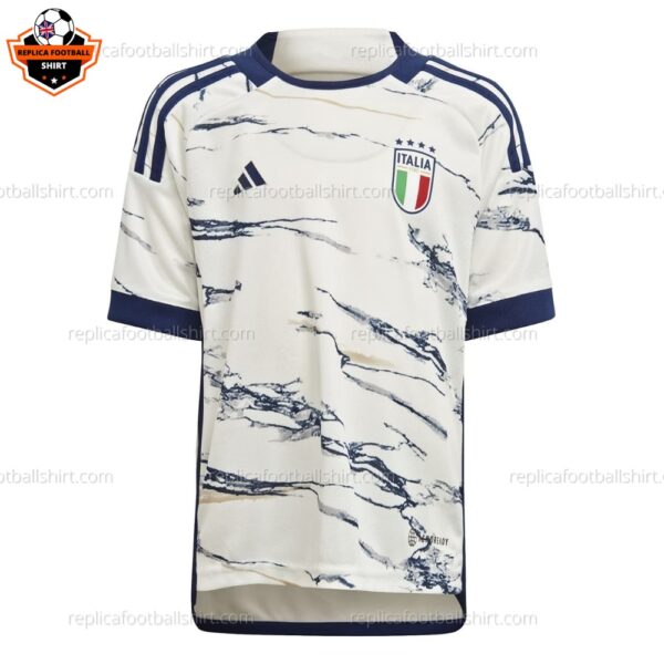 Italy Away Kids World Cup Replica Football Kit 2023