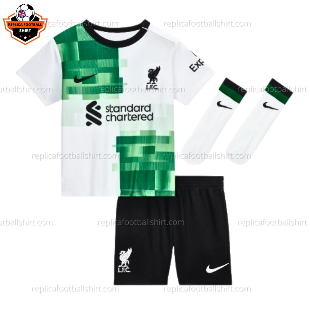 Liverpool Away Kids Replica Kit 23/24