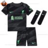 Liverpool Goalkeeper Black Kid Replica Kit