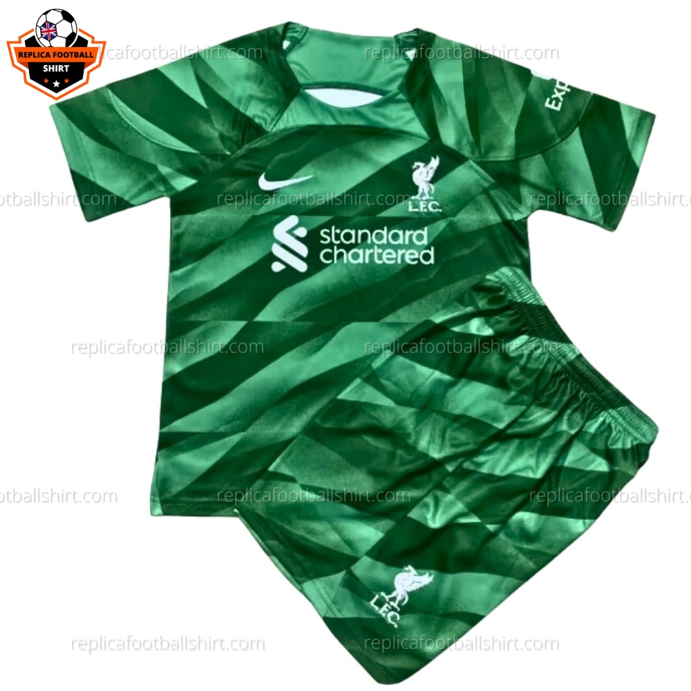 Liverpool Goalkeeper Green Kid Replica Kit
