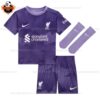 Liverpool Third Kids Replica Kit 23/24 - front