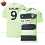 Manchester City Third Men Replica Football Shirt 22/23 HAALAND 9 Printed