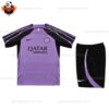 PSG Purple Training Kid Replica Kit 23/24 - front