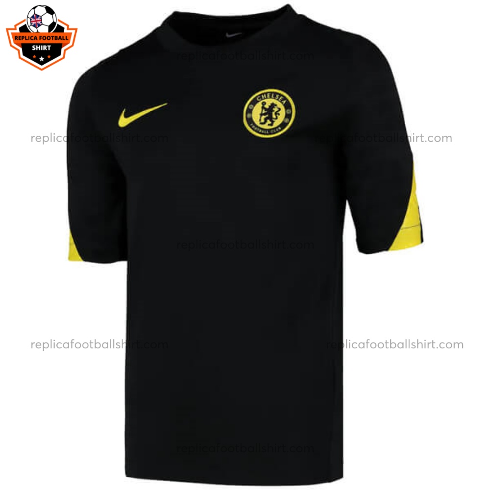 Chelsea Black Pre Match Training Men Replica Football Shirt