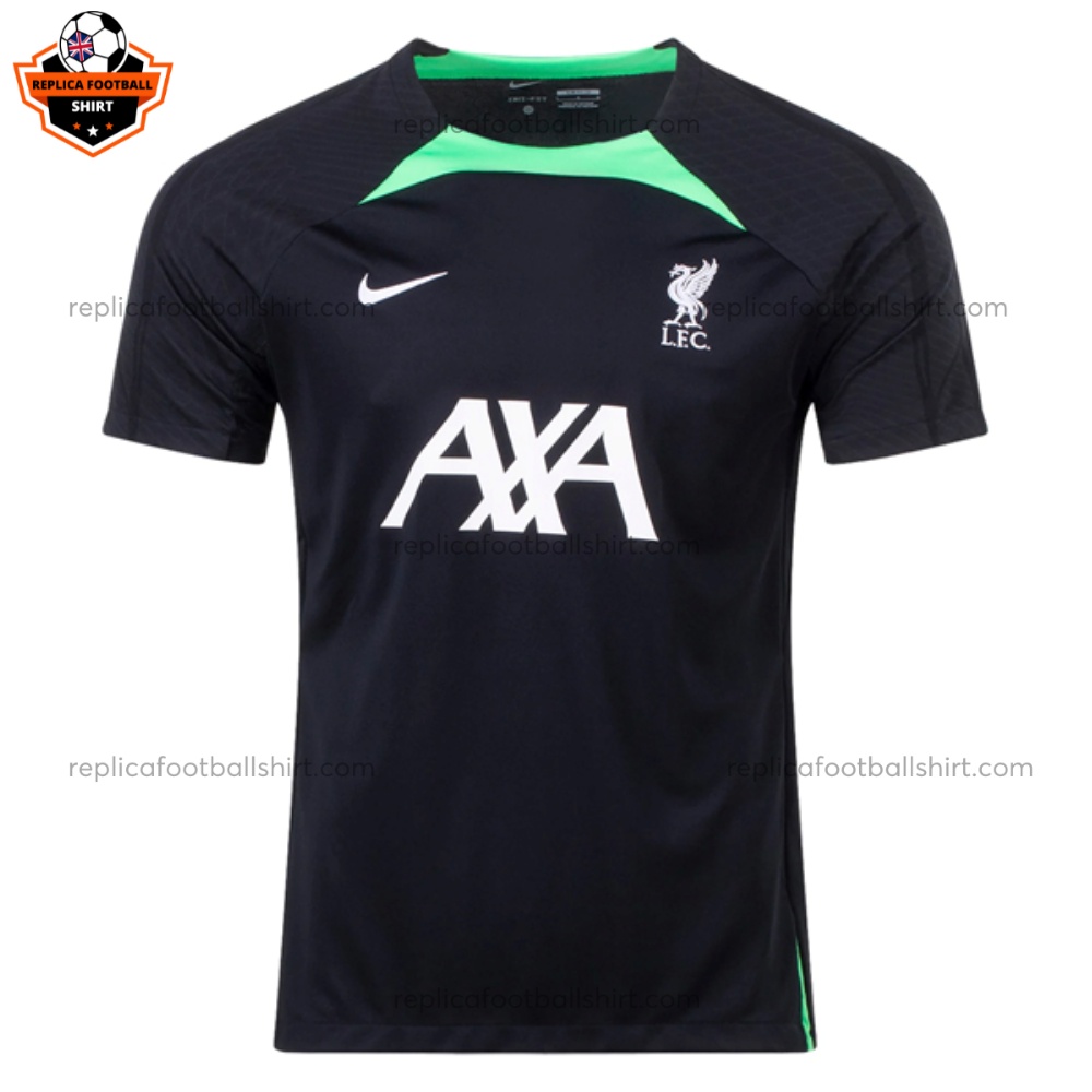 Liverpool Black Pre Match Training Men Replica Football Shirt