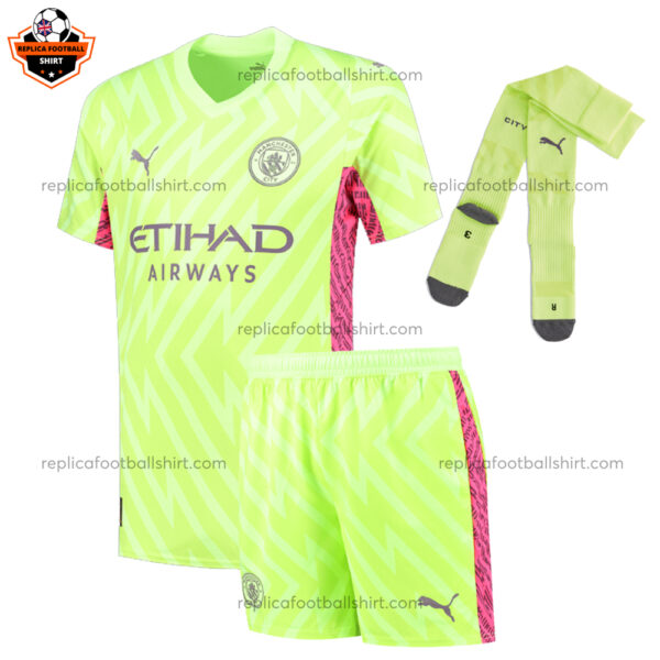 Man City Goalkeeper Kid Replica Kit