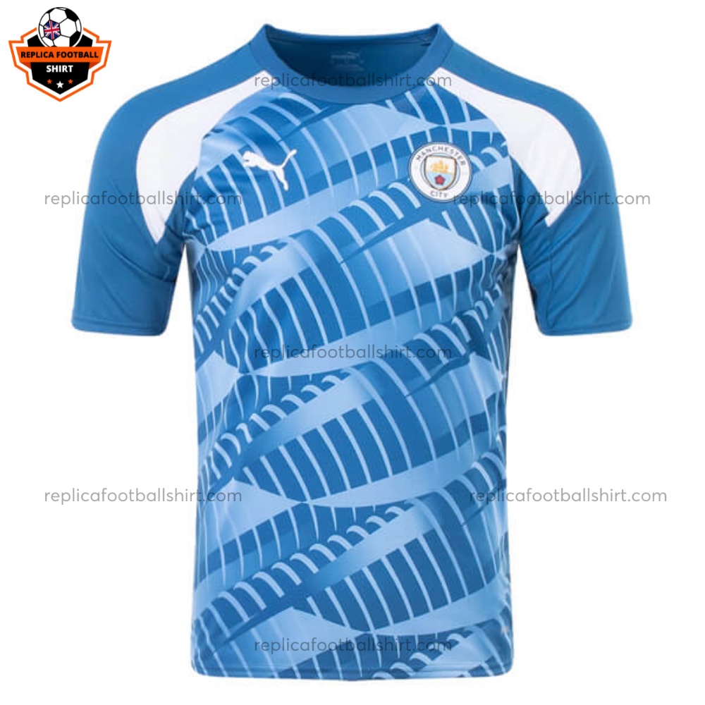 Manchester City Pre Match Training Men Replica Football Shirt