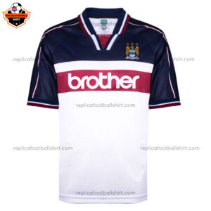 Retro Man City Away Replica Football Shirt 1997/98