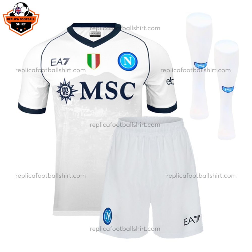 SSC Napoli Away Kid Football Kit 23-24