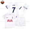 Tottenham Home Kids Replica Kit Son 7