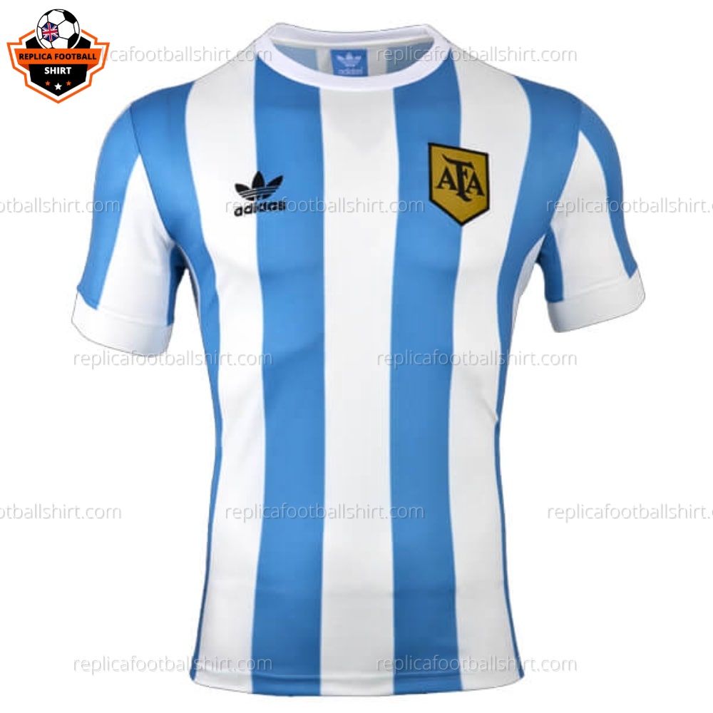 Retro Argentina Home Replica Football Shirt