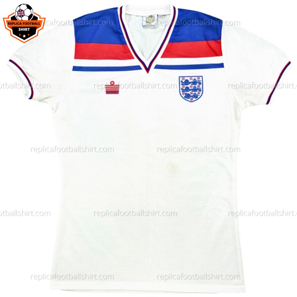 Retro England Home Replica Football Shirt