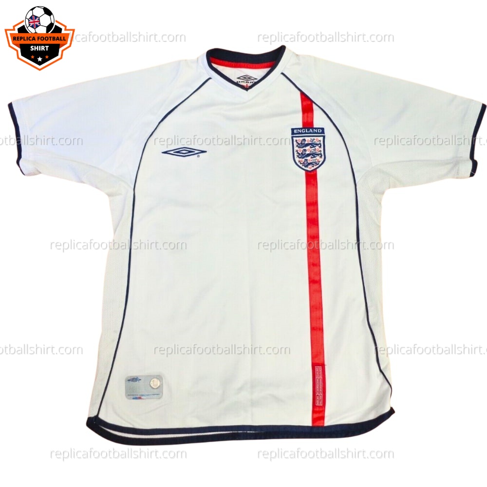 Retro England Home Replica Football Shirt 2002