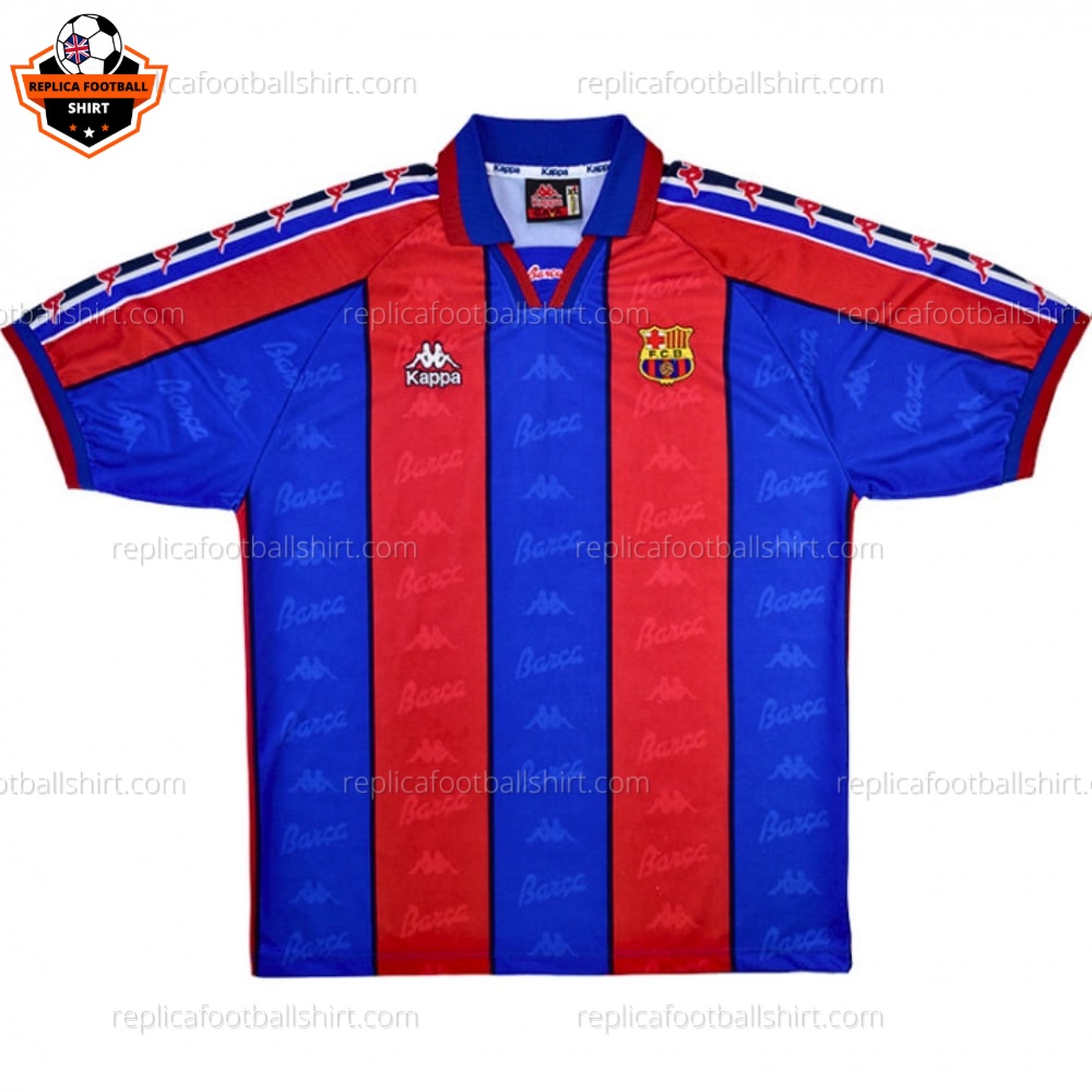 Retro Barcelona Home Replica Football Shirt 96/97