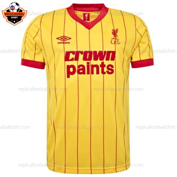 Retro Liverpool Away Replica Football Shirt 81/84 - front