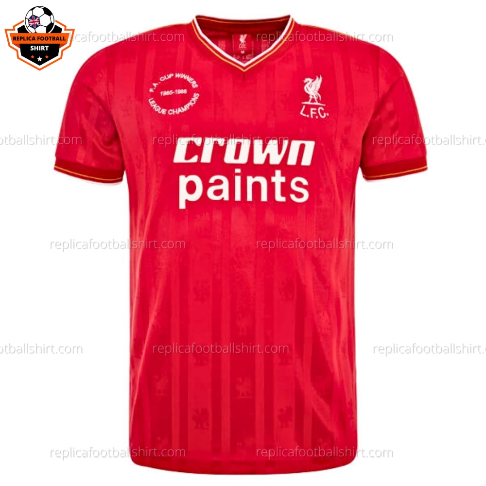 Retro Liverpool Home Replica Football Shirt 85/86