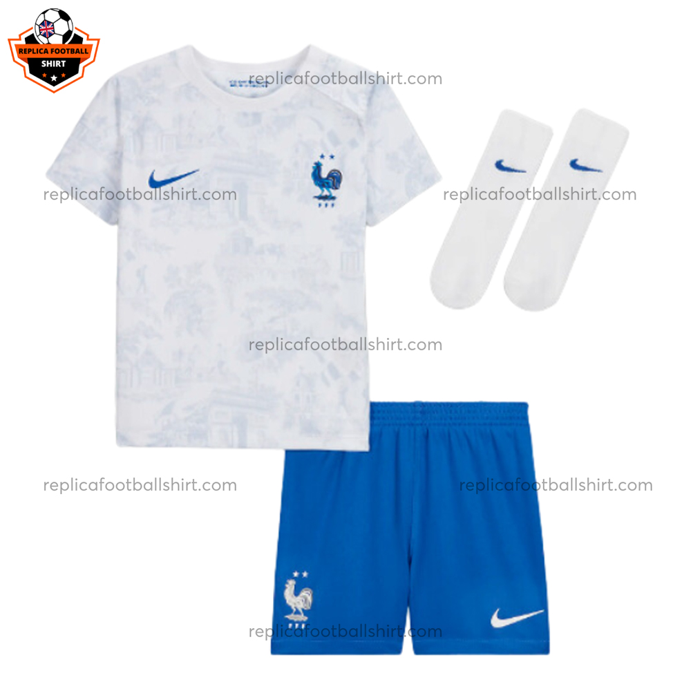 France Away Kid Replica Football Kit 2022
