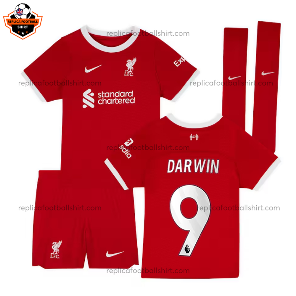 Liverpool Home Kid Replica Kit Darwin 9