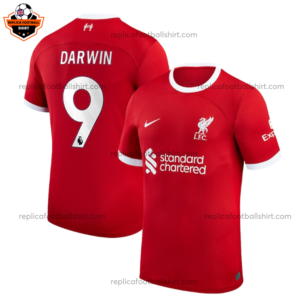 Liverpool Home Replica Shirt Darwin 9