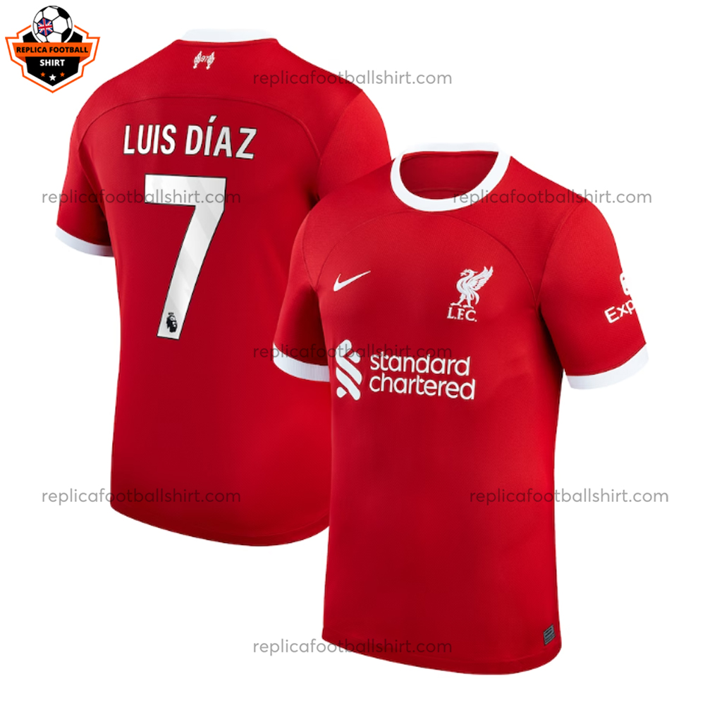 Liverpool Home Replica Shirt Luis Díaz 7