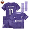 Liverpool Third Kids Replica Kit 23/24 Salah 11 - front