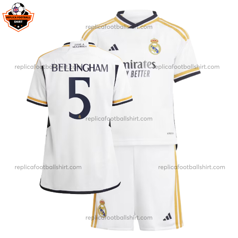 Real Madrid Home Replica Kit Bellingham 5